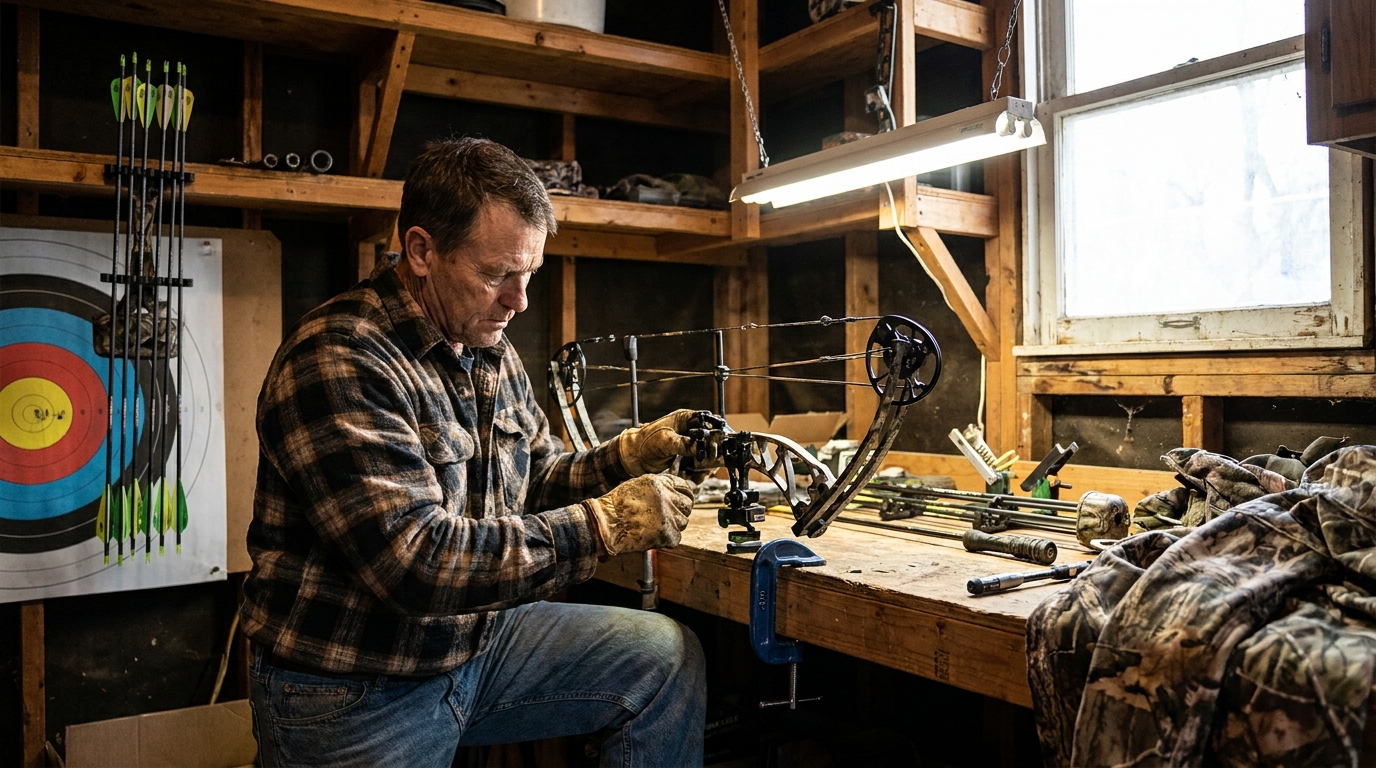 Bow Press Basics: DIY Compound Bow Maintenance and String Work for Pacific Northwest Bowhunters
