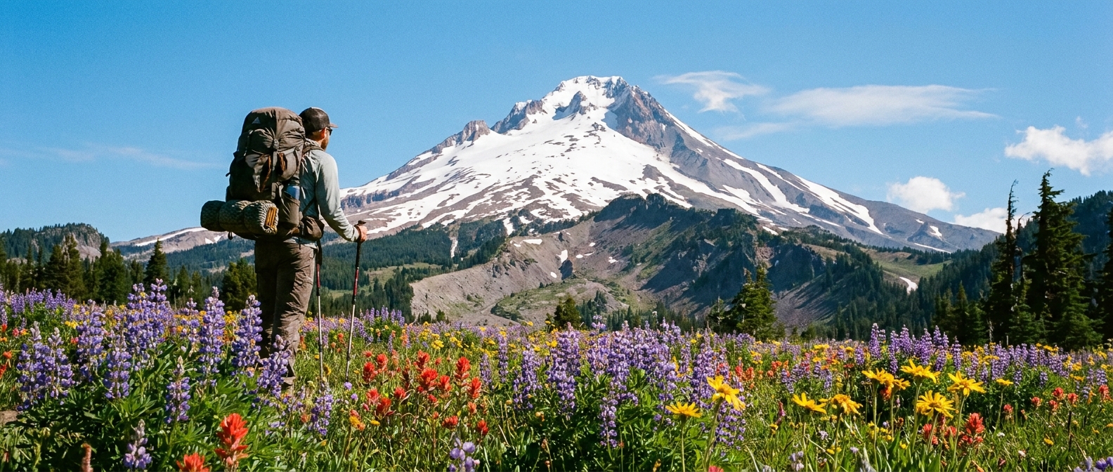 Cathedral Ridge to Elk Meadows: Mount Hood's Best Summer Overnight for Wildflowers and Views