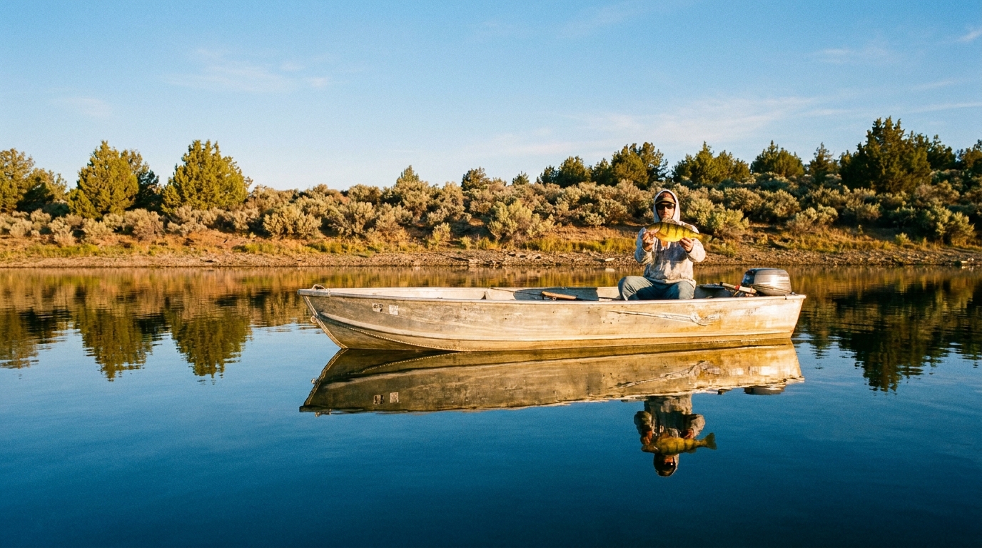 Chickahominy Reservoir: Yellow Perch and Largemouth Bass in Oregon's High Desert Summer