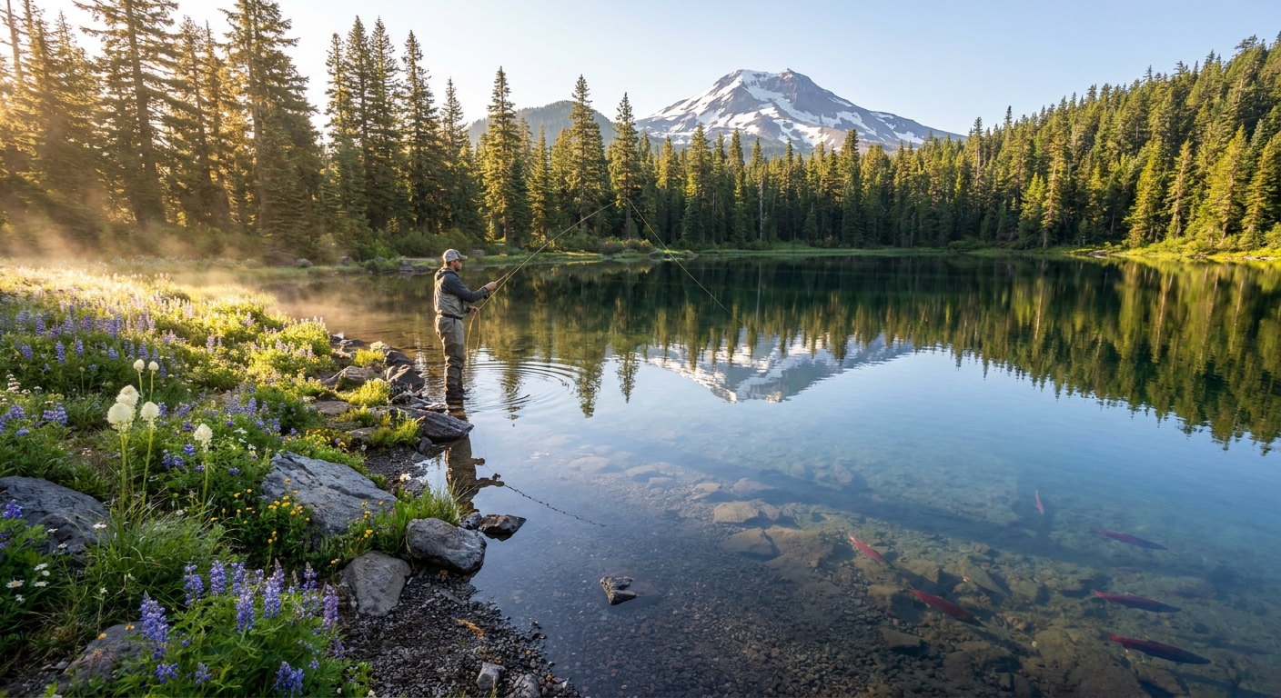 Summer Trout and Kokanee at Elk Lake: Oregon's Most Scenic High Cascades Fishery