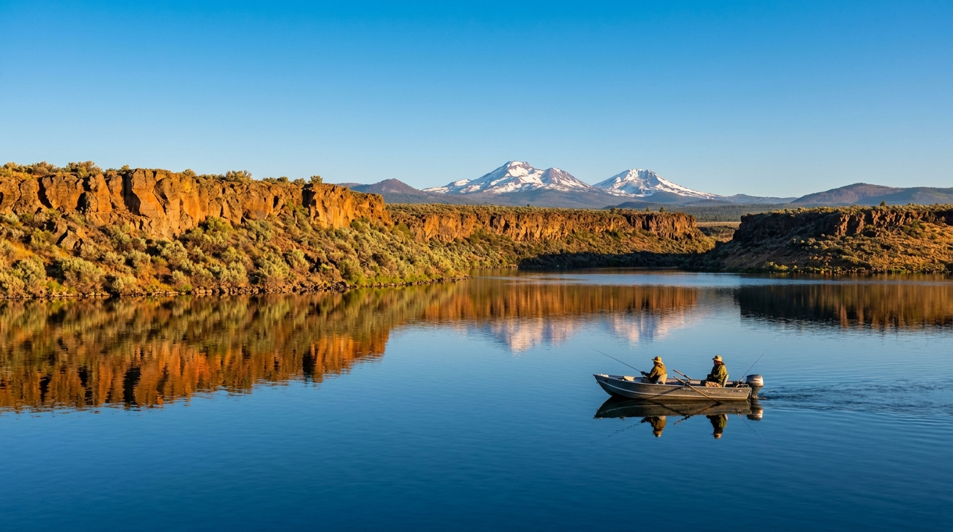 Haystack Reservoir: Summer Trout and Smallmouth Bass Near Madras