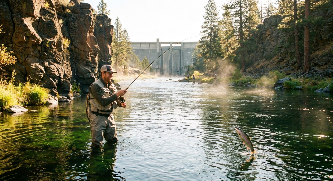 Lake Simtustus: Summer Trout and Smallmouth Bass Below Pelton Dam