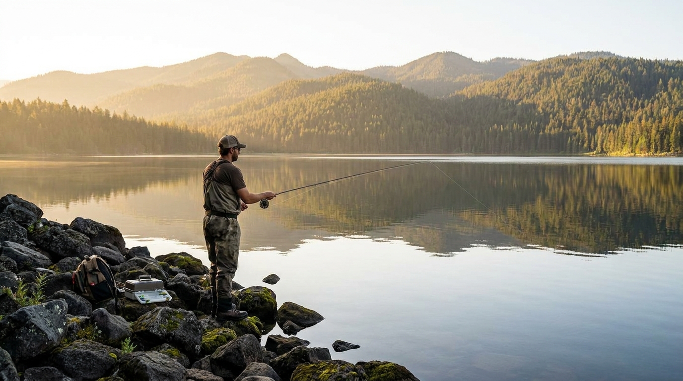 Phillips Lake Near Baker City: Summer Trout and Kokanee Fishing in Oregon's Blue Mountains