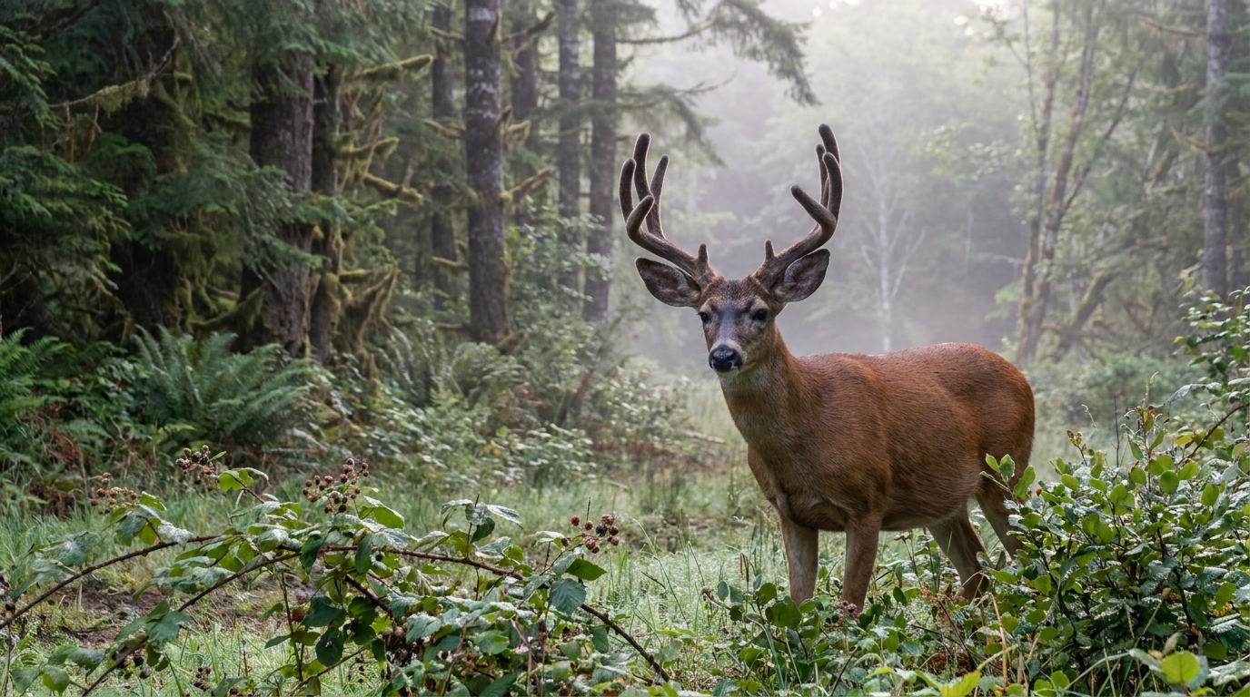 Oregon's Tillamook Unit Archery Blacktail: Fog, Clearcuts, and Coast Range Bucks